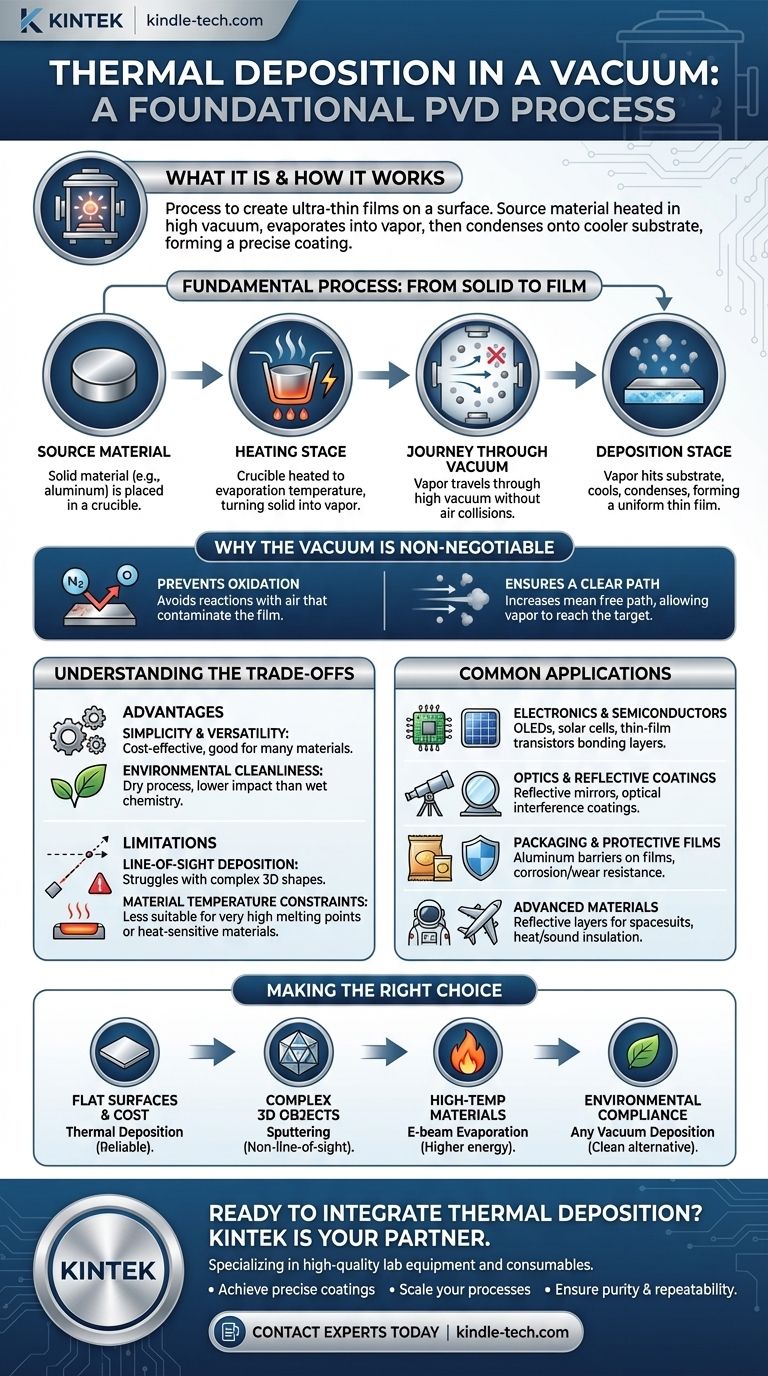 Что такое термическое напыление в вакууме? Руководство по созданию ультратонких пленок Визуальное руководство