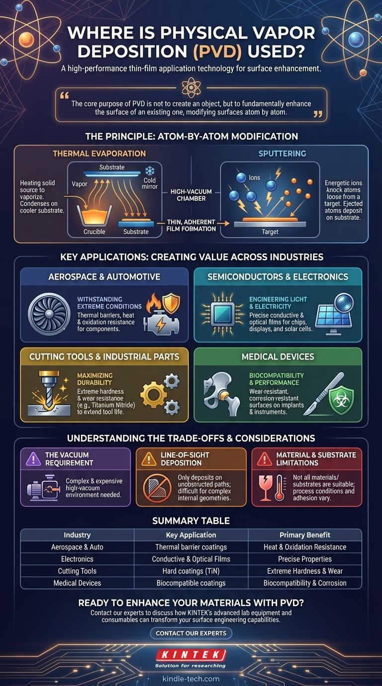 Where is physical Vapour deposition used? Enhancing Surfaces for Aerospace, Electronics & More Visual Guide