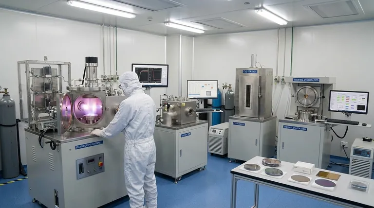 고품질 고체 재료를 생산하는 진공 증착 방법은 무엇인가요? 스퍼터링 대 ALD 대 CVD 가이드