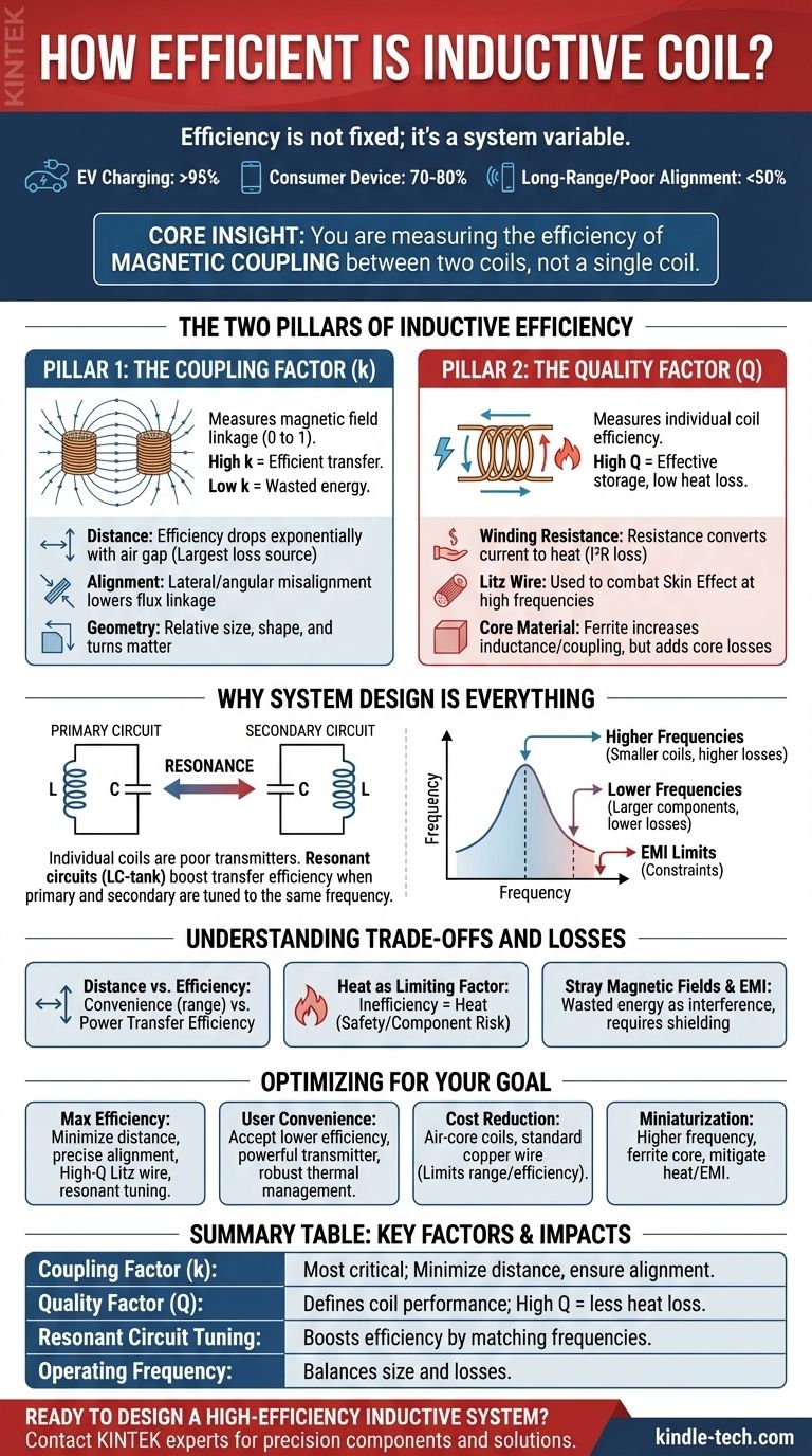 유도 코일의 효율은 얼마나 될까요? 무선 전력 전송 시스템을 최적화하세요 시각적 가이드