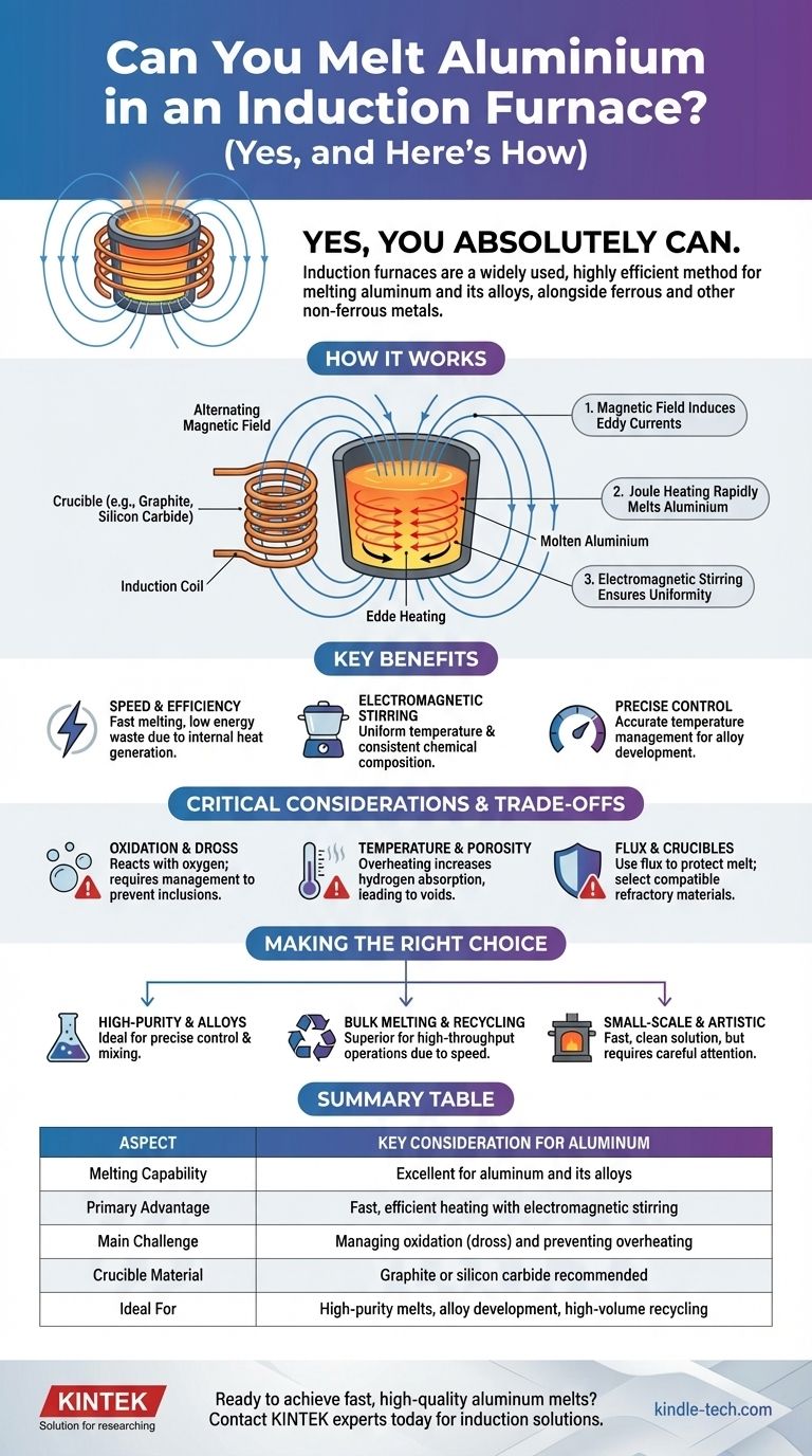 Можно ли плавить алюминий в индукционной печи? Да, и вот как это сделать эффективно. Визуальное руководство