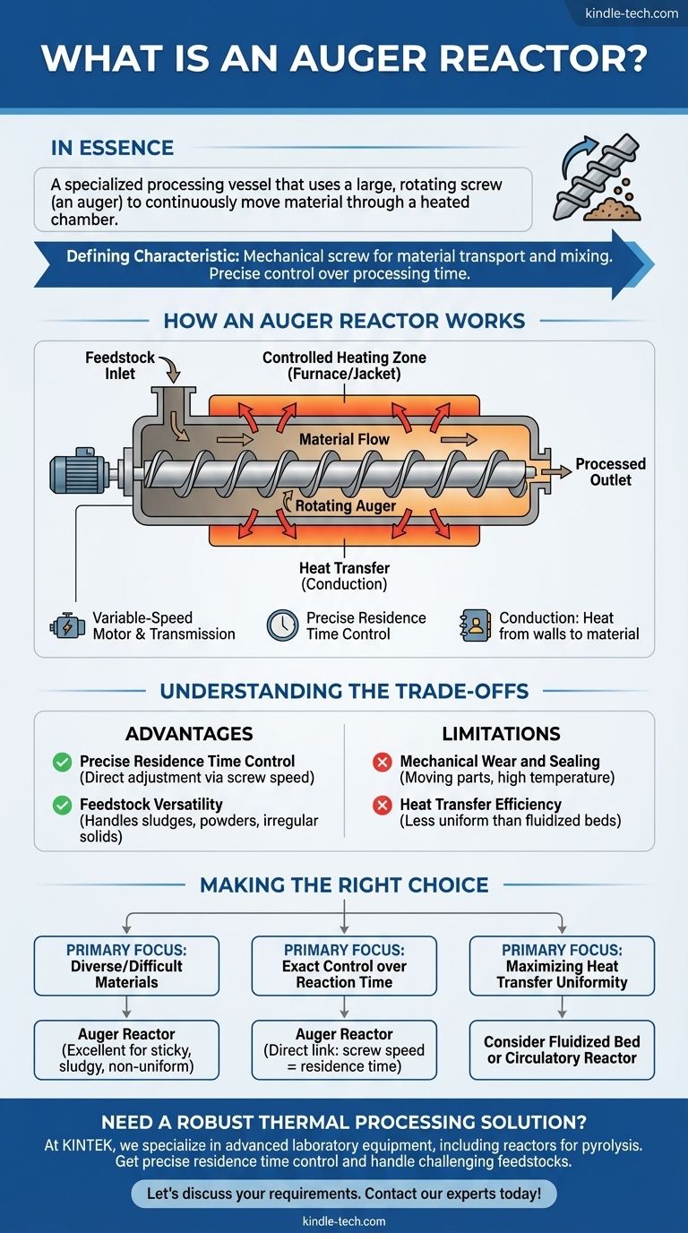 오거 반응기란 무엇인가요? 정밀하고 연속적인 열처리 가이드 시각적 가이드