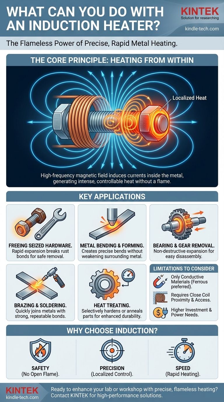 What can you do with an induction heater? Achieve Rapid, Flameless Metal Heating Visual Guide