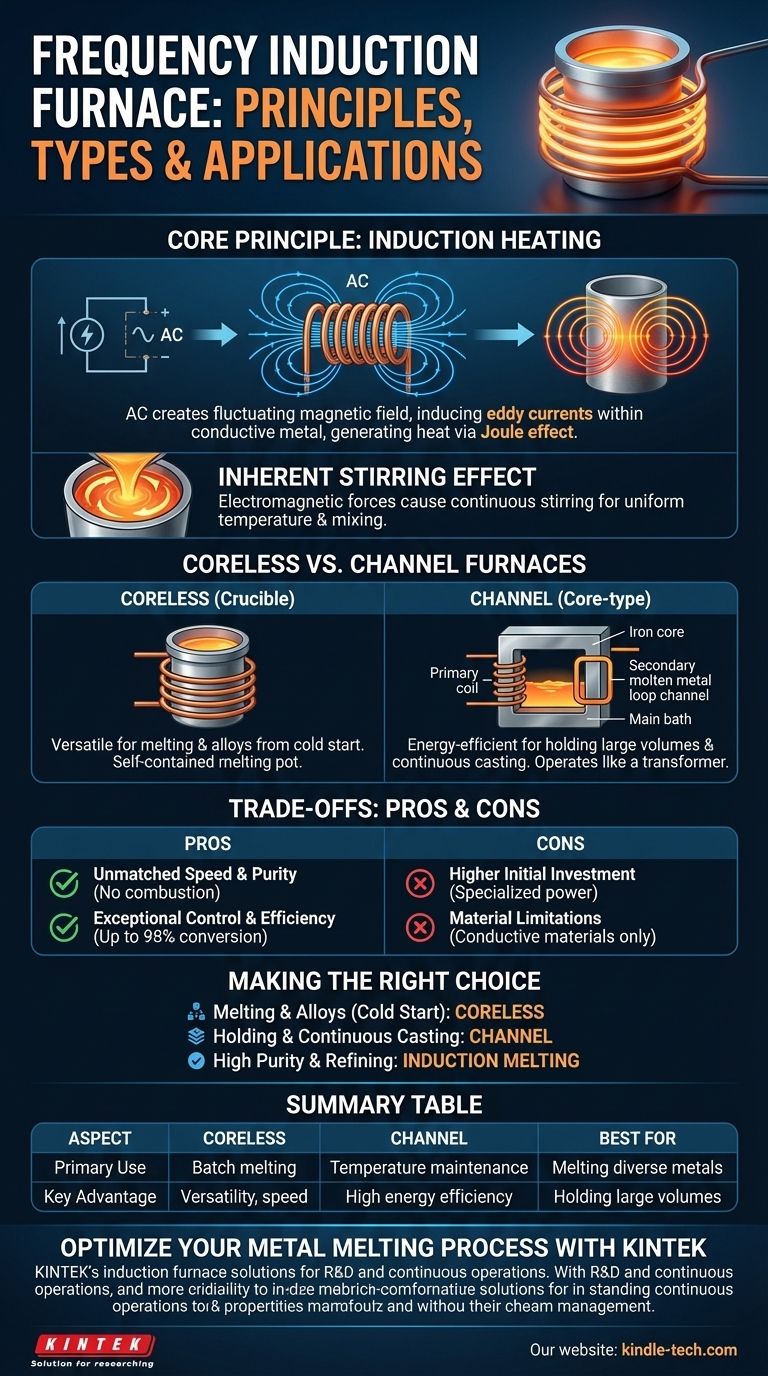 ¿Qué es un horno de inducción de frecuencia? Tecnología de fusión de metales rápida y limpia Guía Visual