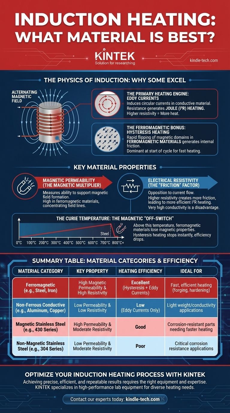 Qual è il miglior materiale per il riscaldamento a induzione? Metalli ferromagnetici per la massima efficienza Guida Visiva
