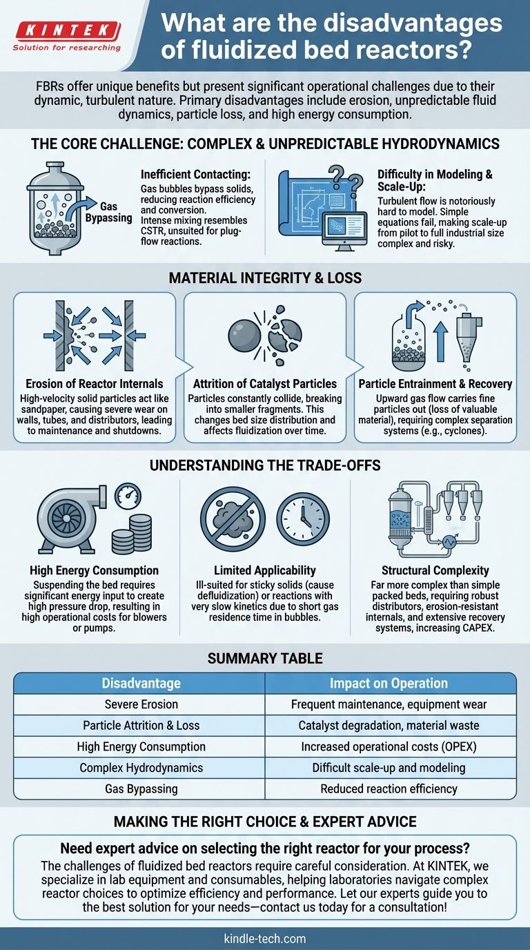 Quali sono gli svantaggi dei reattori a letto fluidizzato? Sfide chiave e inconvenienti operativi Guida Visiva