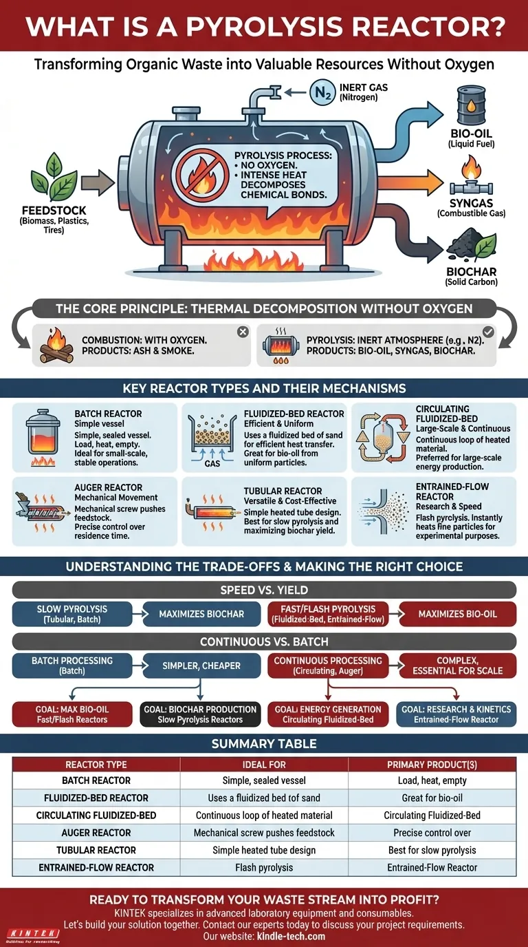 什么是裂解反应器？将废物转化为宝贵资源的指南 图解指南