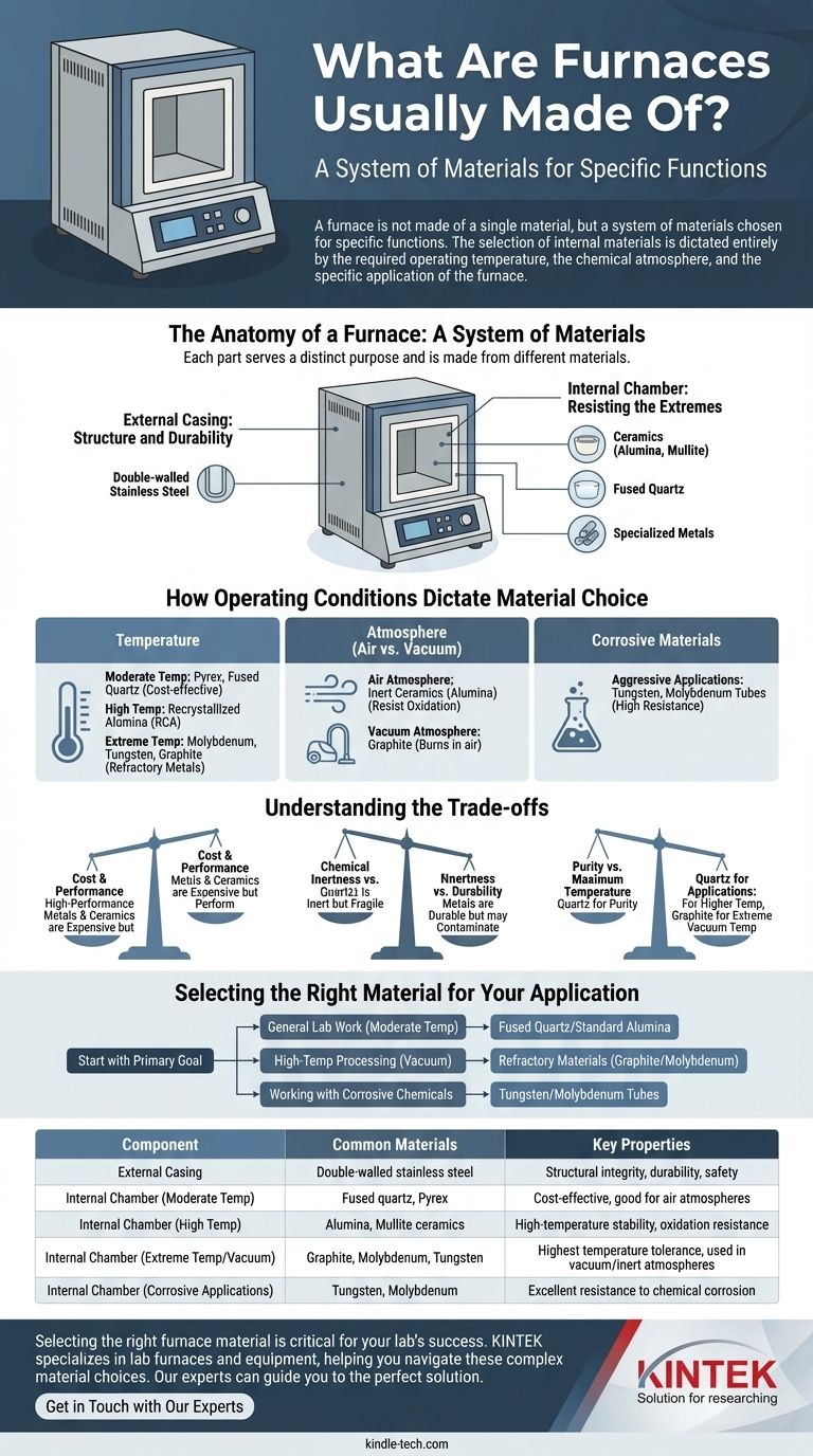 مِمَّ تُصنع الأفران عادةً؟ دليل المواد لدرجات الحرارة القصوى دليل مرئي
