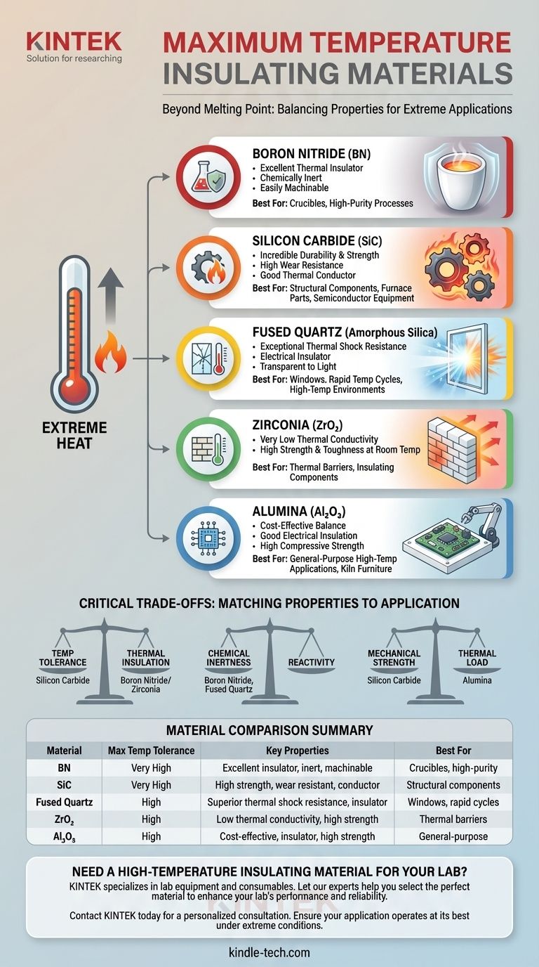 ما هي المواد العازلة التي يمكنها تحمل أقصى درجات الحرارة؟ اختر العازل المناسب لدرجات الحرارة العالية لتطبيقك دليل مرئي