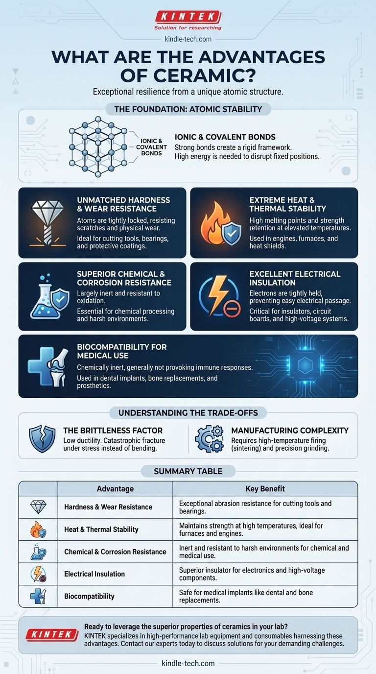 Was sind die Vorteile von Keramik? Entfesseln Sie extreme Leistung für anspruchsvolle Anwendungen Visuelle Anleitung