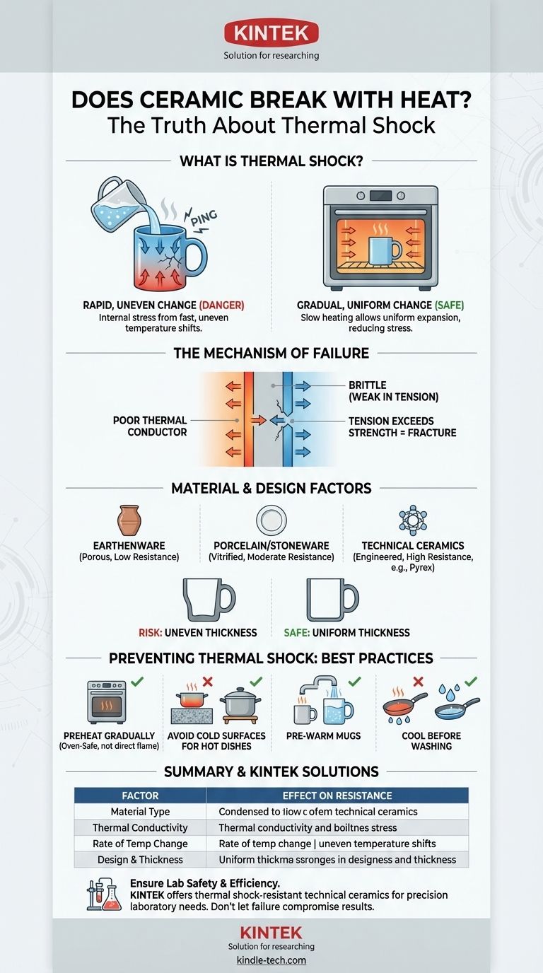 A cerâmica quebra com o calor? O verdadeiro culpado é o choque térmico Guia Visual