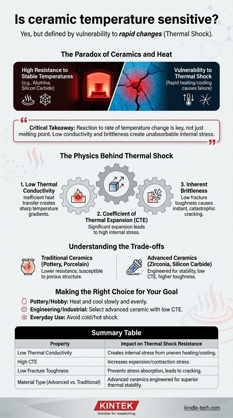 세라믹은 온도에 민감한가요? 최고의 성능을 위한 열충격 마스터하기 시각적 가이드