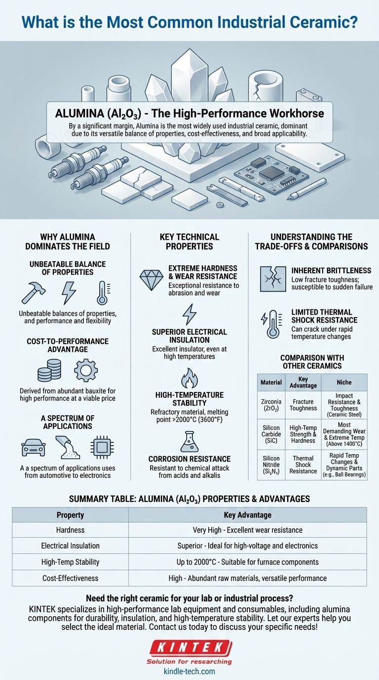 Qual é a cerâmica industrial mais comum? Descubra Por Que a Alumina Domina Inúmeras Aplicações Guia Visual