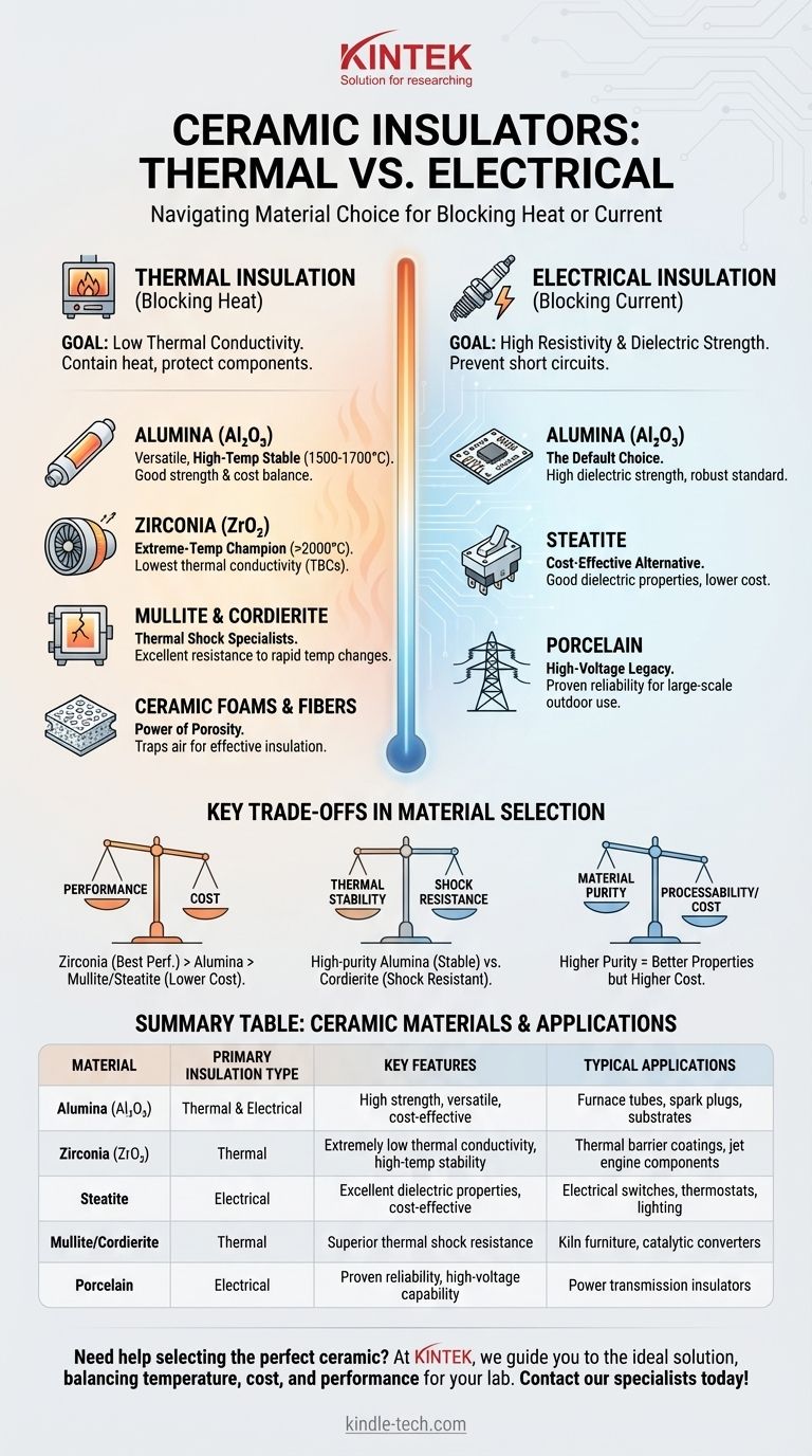 哪些陶瓷用于绝缘？为热力或电力需求选择合适的材料 图解指南