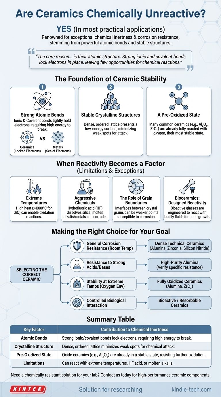 هل السيراميك خامل كيميائيًا؟ اكتشف مقاومتها المذهلة للتآكل دليل مرئي