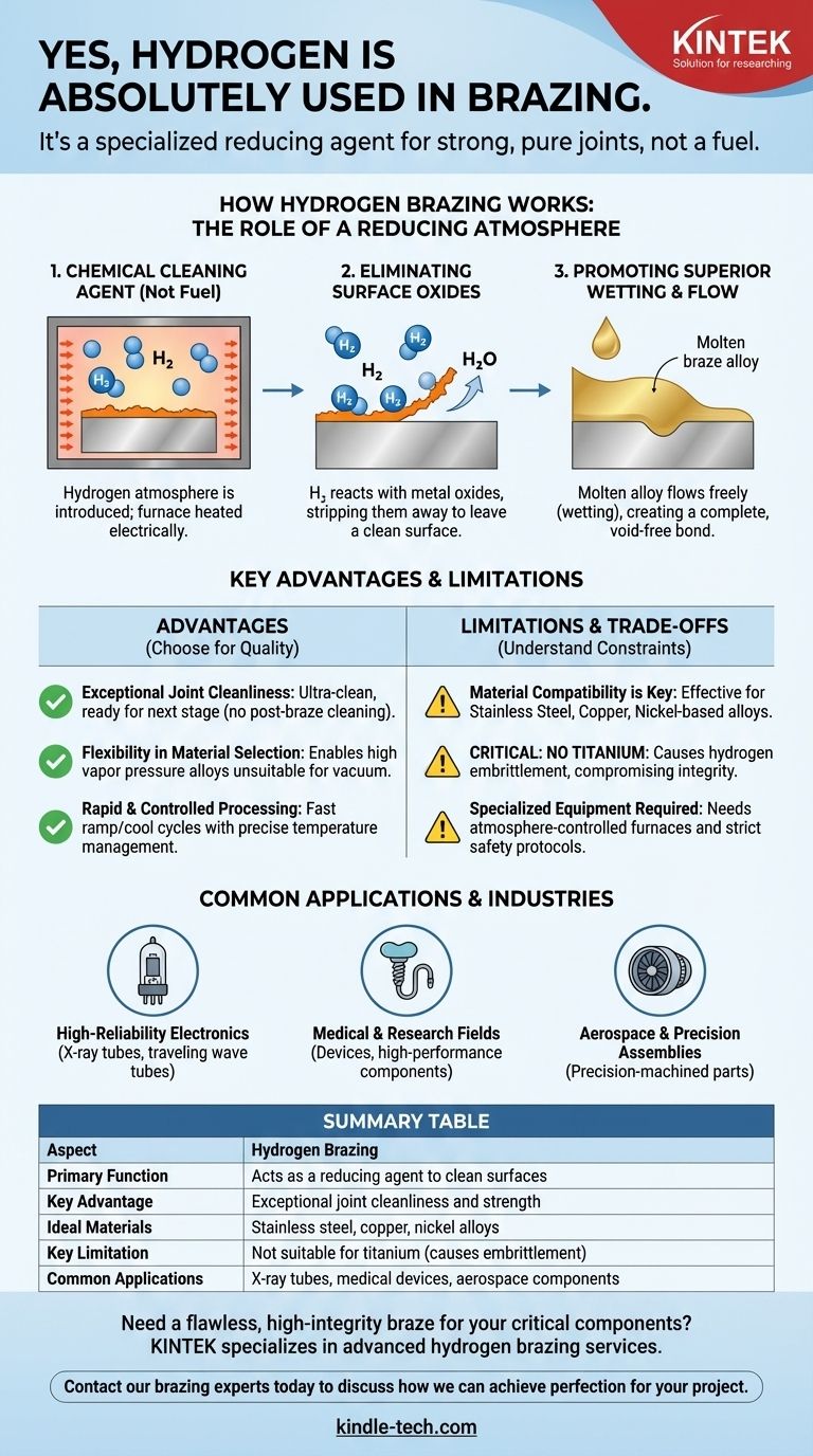 هل يُستخدم الهيدروجين في اللحام بالنحاس؟ اكتشف قوة اللحام بالنحاس بالهيدروجين للحصول على مفاصل فائقة دليل مرئي