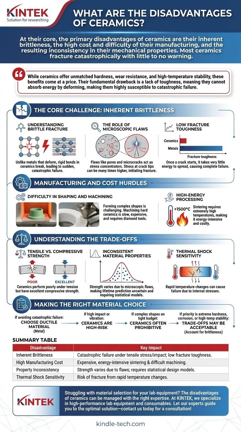 ما هي عيوب السيراميك؟ فهم الهشاشة والتكلفة وتحديات التصميم دليل مرئي