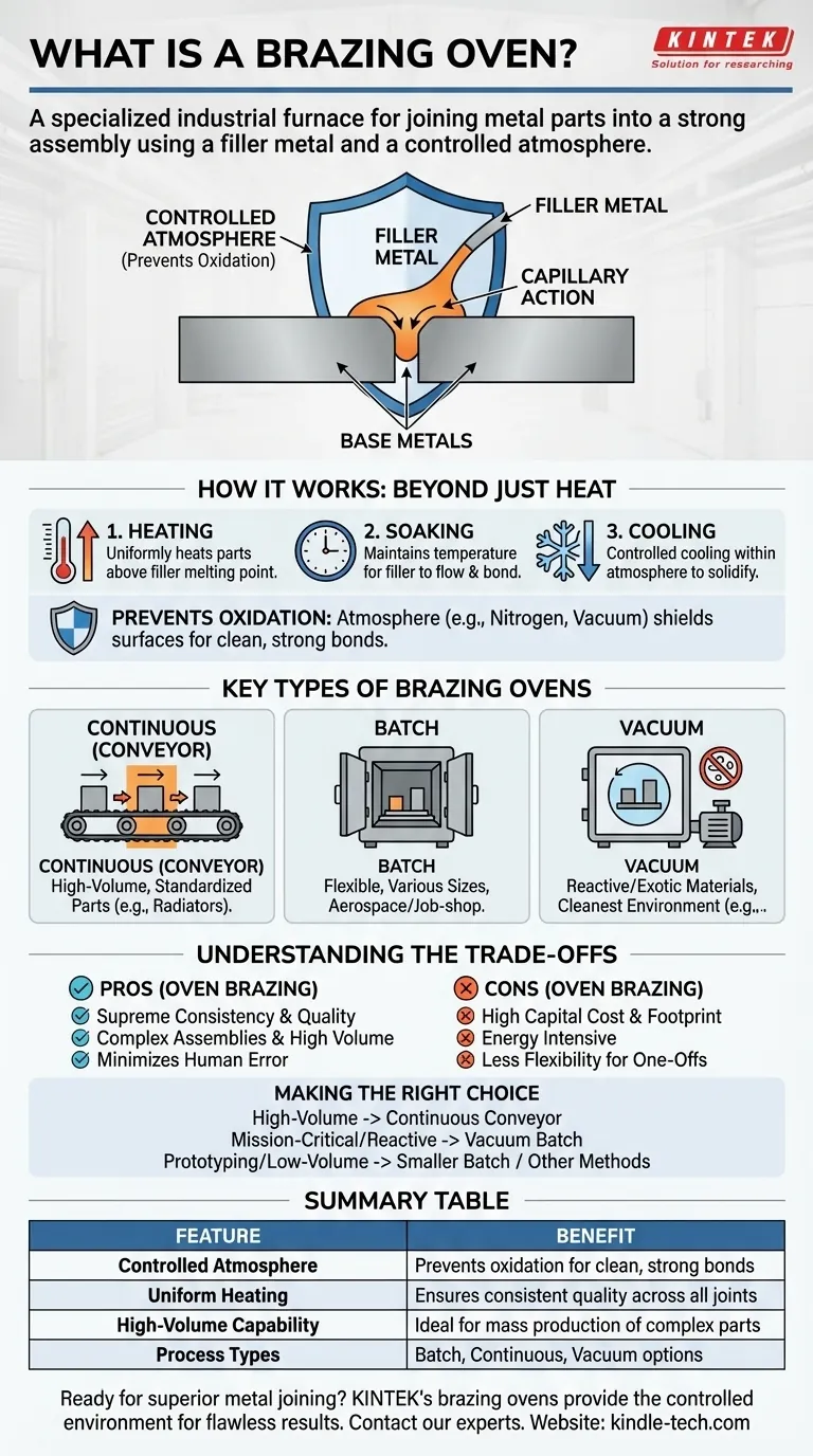 O que é um forno de brasagem? Um Ambiente Controlado para União de Metais Superior Guia Visual