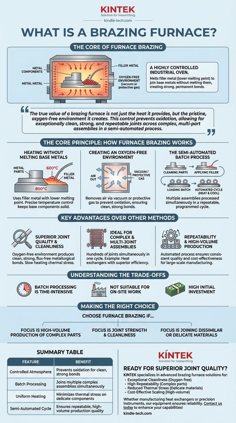 Что такое печь для пайки? Точное соединение для сложных металлических узлов Визуальное руководство