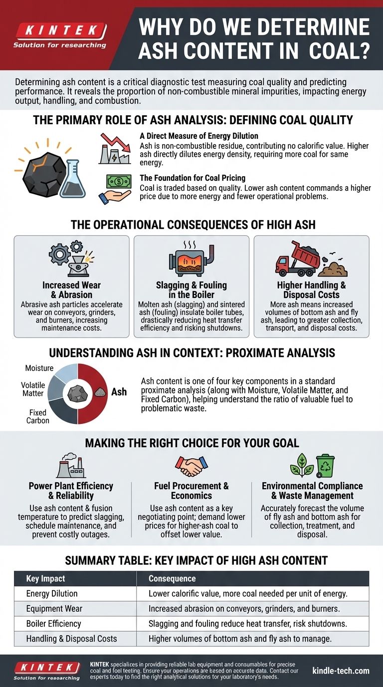 Зачем мы определяем содержание золы в угле? Раскройте его истинную энергетическую ценность и избегайте дорогостоящих простоев Визуальное руководство