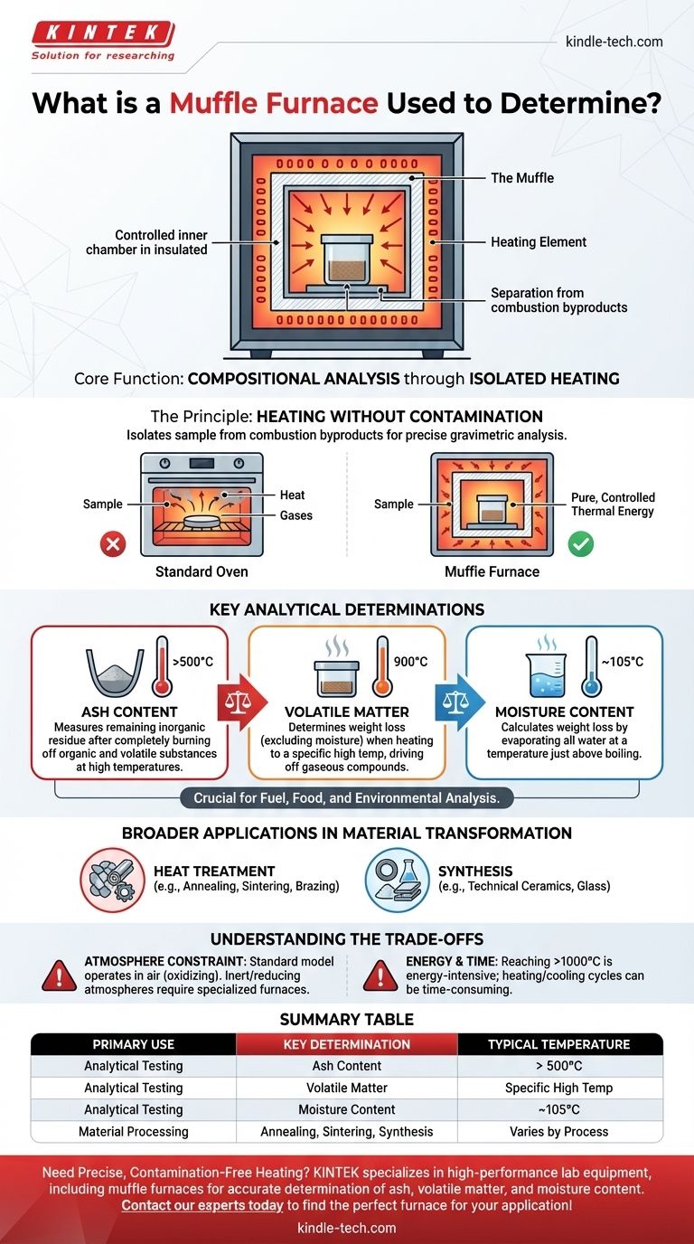 À quoi sert un four à moufle ? Mesurer précisément les cendres, les matières volatiles et l'humidité Guide Visuel
