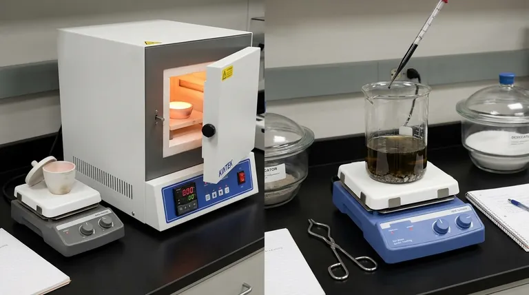 Quais métodos podem ser seguidos para evitar respingos ao determinar o teor de cinzas? Garanta Resultados Precisos e Confiáveis