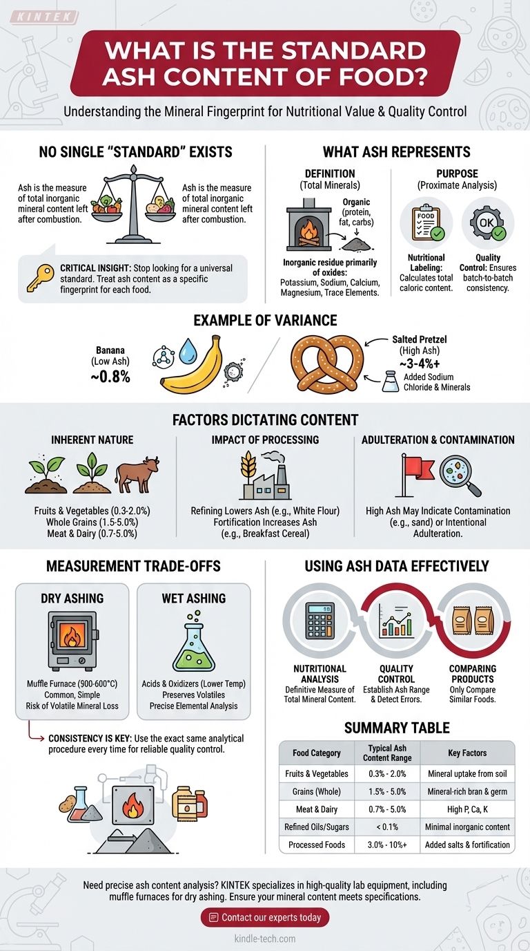 Was ist der Standardaschegehalt von Lebensmitteln? Entdecken Sie Einblicke in Qualitätskontrolle und Ernährung Visuelle Anleitung
