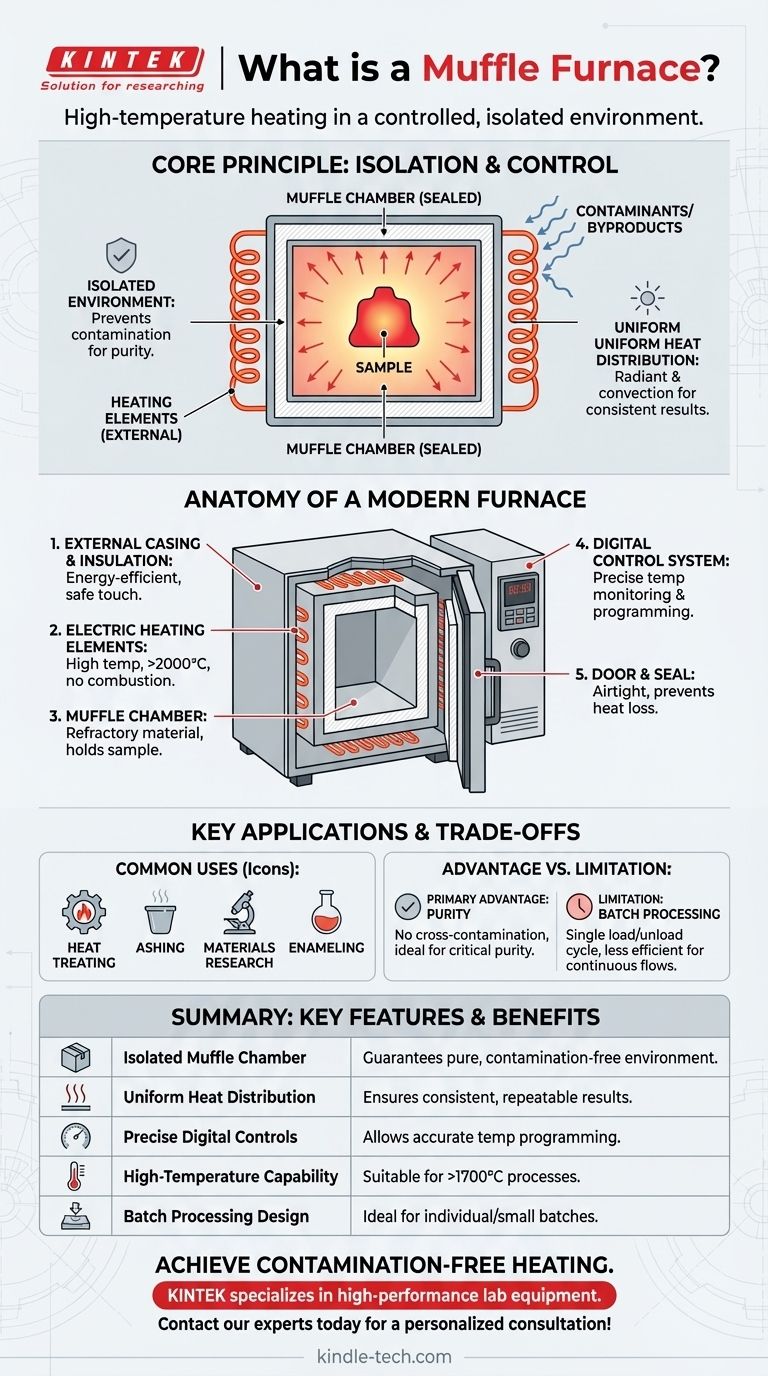 Cos'è un forno a muffola? Ottenere un riscaldamento puro e controllato ad alta temperatura Guida Visiva