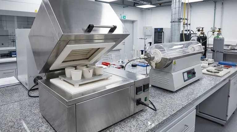 ما الفرق بين فرن الكتمان والفرن الأنبوبي؟ دليل لاختيار فرن المختبر المناسب