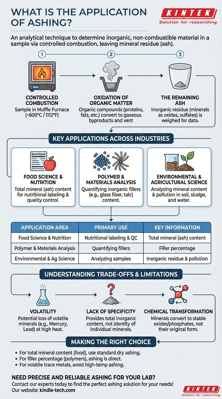 회분 분석의 응용 분야는 무엇인가요? 무기물 함량 분석 가이드 시각적 가이드