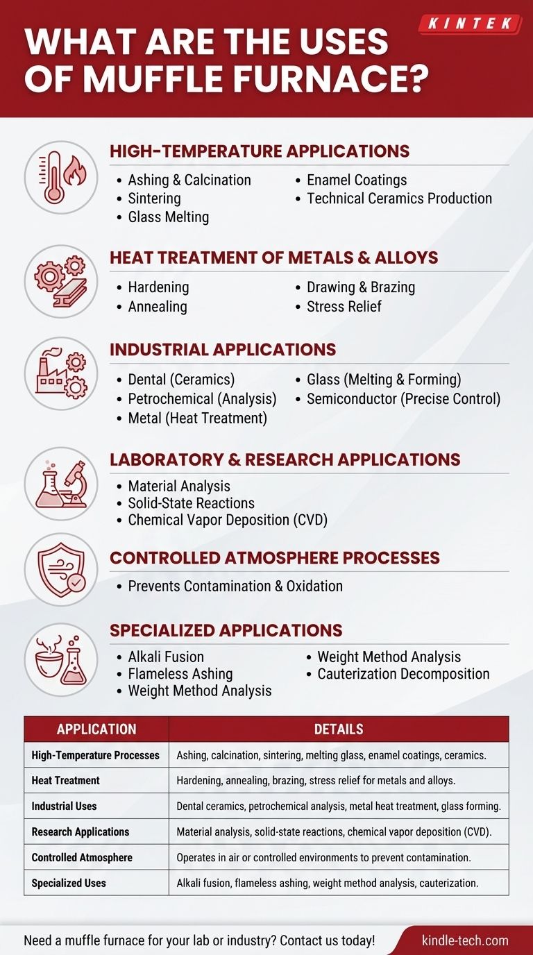 马弗炉有哪些应用？高温工艺的必备工具 图解指南