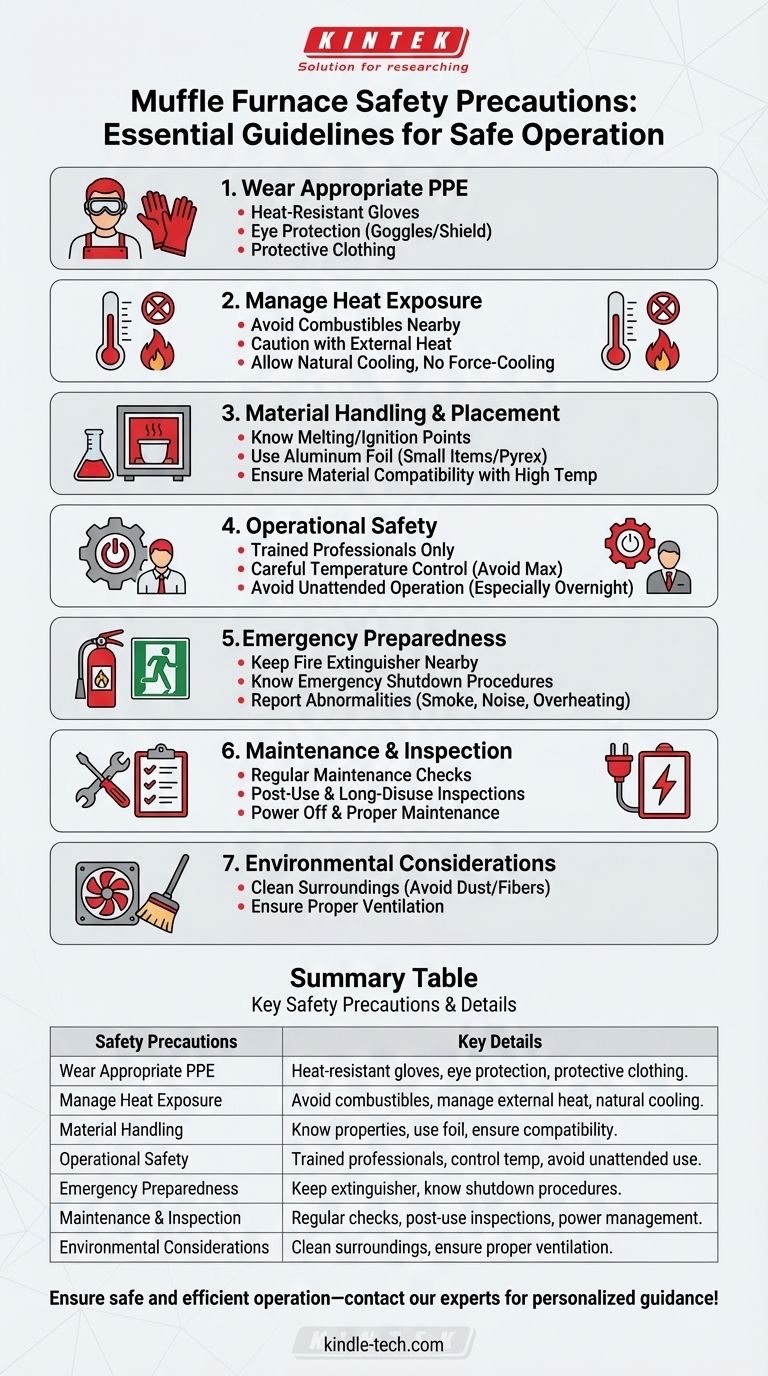 Quali sono le precauzioni di sicurezza per l'uso di un forno a muffola? Consigli essenziali per un funzionamento sicuro Guida Visiva