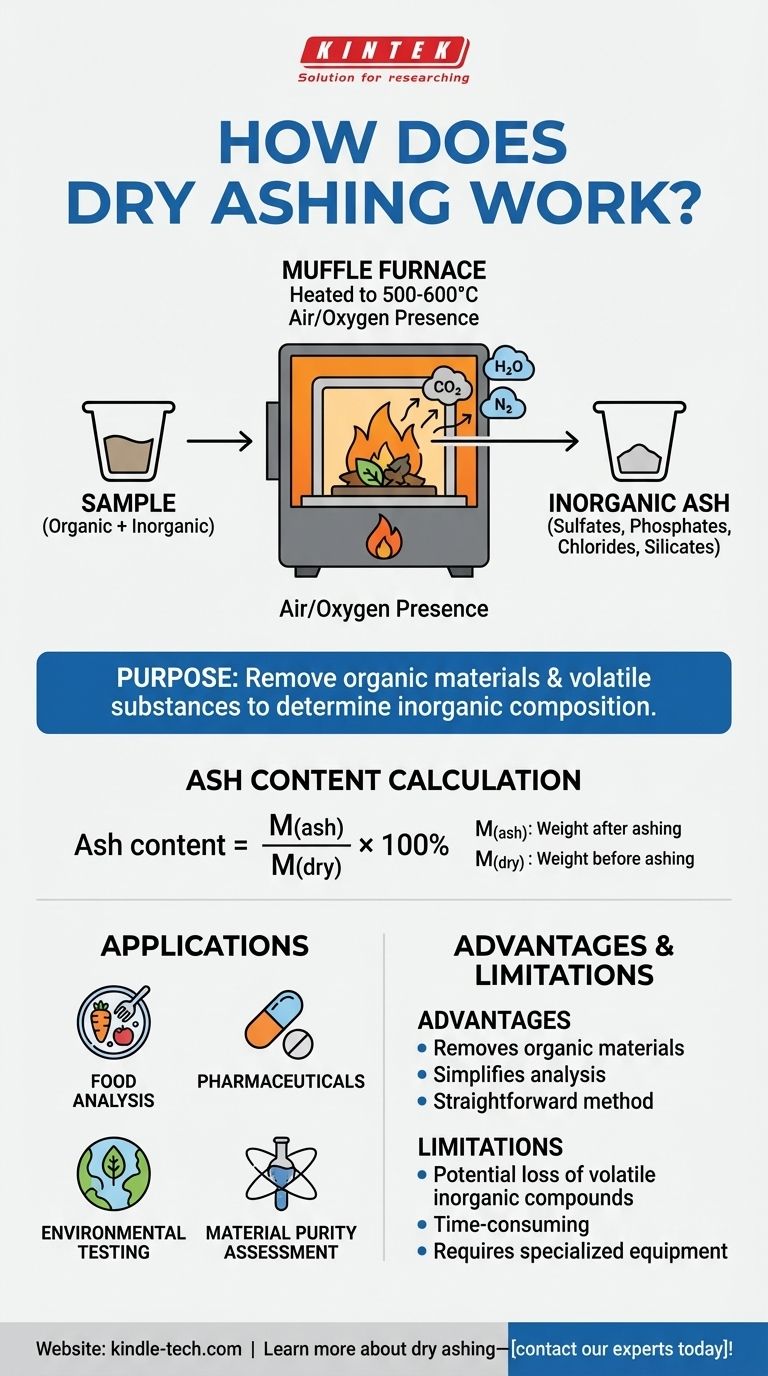 Was ist Trockenasche? Eine zuverlässige Methode zur Analyse der anorganischen Zusammensetzung Visuelle Anleitung