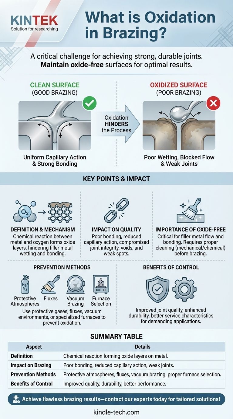 브레이징에서 산화란 무엇인가요? 강하고 내구성 있는 접합부를 위해 산화를 방지하는 방법 시각적 가이드