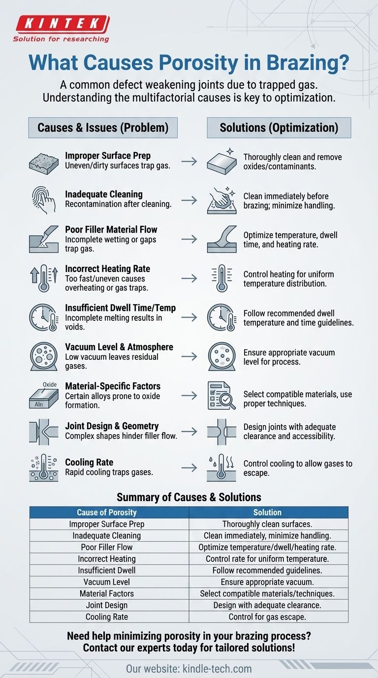 ¿Qué causa la porosidad en la soldadura fuerte? Factores clave y soluciones para uniones más fuertes Guía Visual