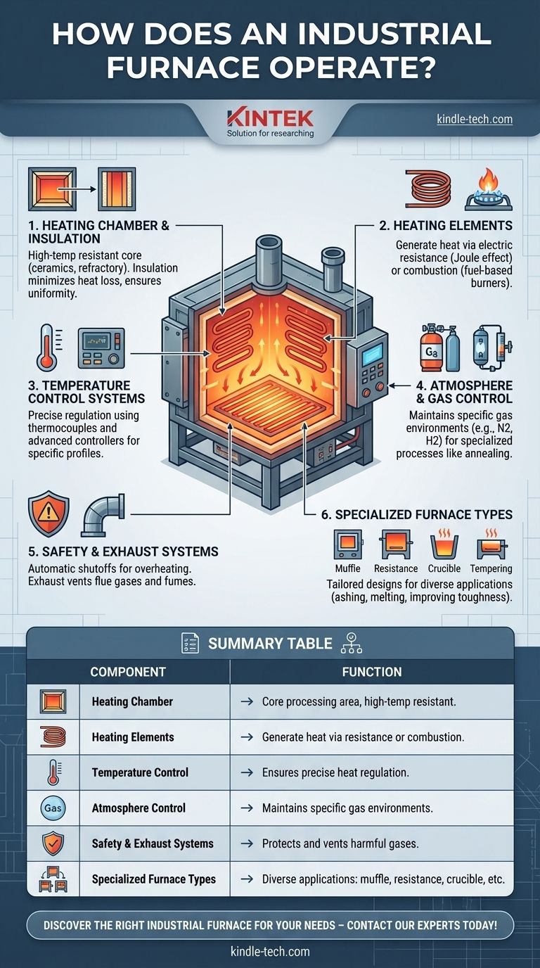 Как работает промышленная печь? Объяснение ключевых компонентов и применений Визуальное руководство