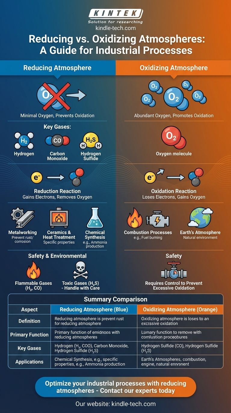 환원성 분위기란 무엇인가? 산업 공정을 위한 주요 응용 분야 및 이점 시각적 가이드
