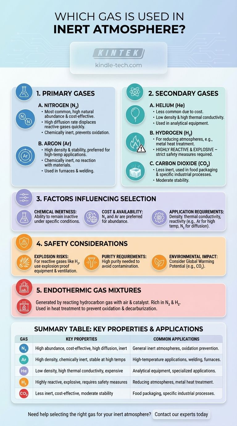ما هي الغازات المستخدمة في الأجواء الخاملة؟ اختر الغاز المناسب للبيئات غير التفاعلية دليل مرئي