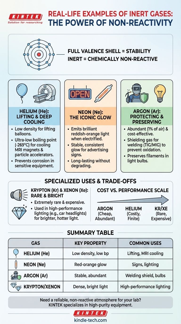 ما هي بعض الأمثلة على الغازات الخاملة في الحياة الواقعية؟ من البالونات إلى اللحام، اكتشف استخداماتها دليل مرئي