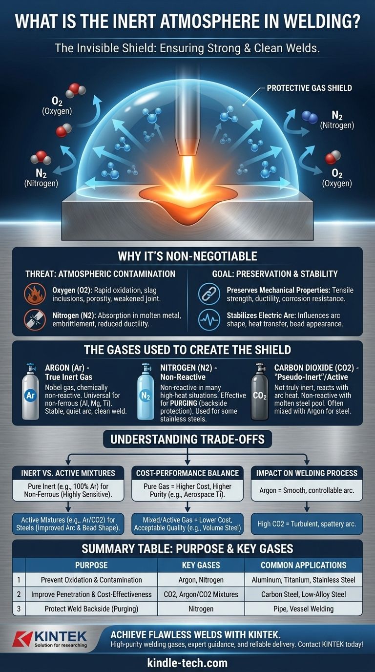 Was ist die inerte Atmosphäre beim Schweißen? Erzielen Sie saubere, starke Schweißnähte mit einem schützenden Gasschild Visuelle Anleitung