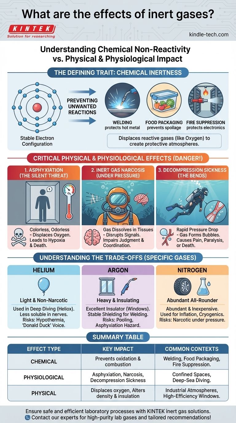 ما هي آثار الغازات الخاملة؟ الكشف عن مخاطرها الخفية واستخداماتها الصناعية دليل مرئي