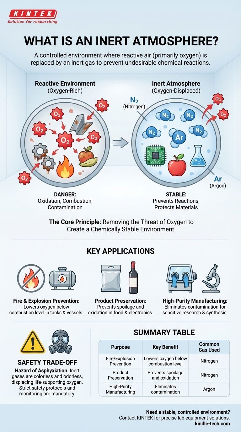 Qu'est-ce qu'une atmosphère inerte ? Un guide pour contrôler les réactions chimiques Guide Visuel
