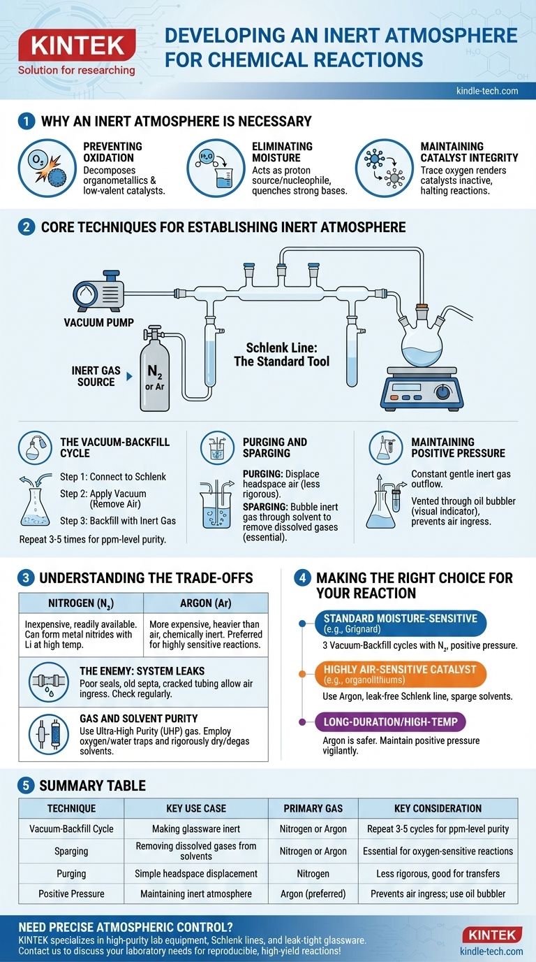 화학 반응을 위한 불활성 분위기는 어떻게 만들 수 있습니까? 실험실을 위한 정밀한 분위기 제어를 마스터하세요 시각적 가이드