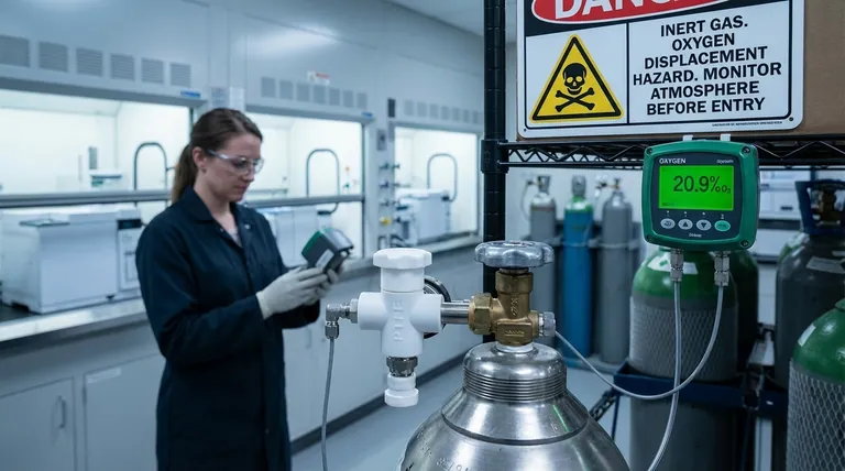 Какова основная опасность, связанная с использованием инертных газов? Безмолвная опасность вытеснения кислорода