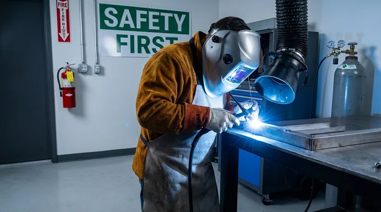 Каковы меры безопасности при аргонной сварке? Основное руководство по защите от УФ-излучения, паров, ударов током и удушья