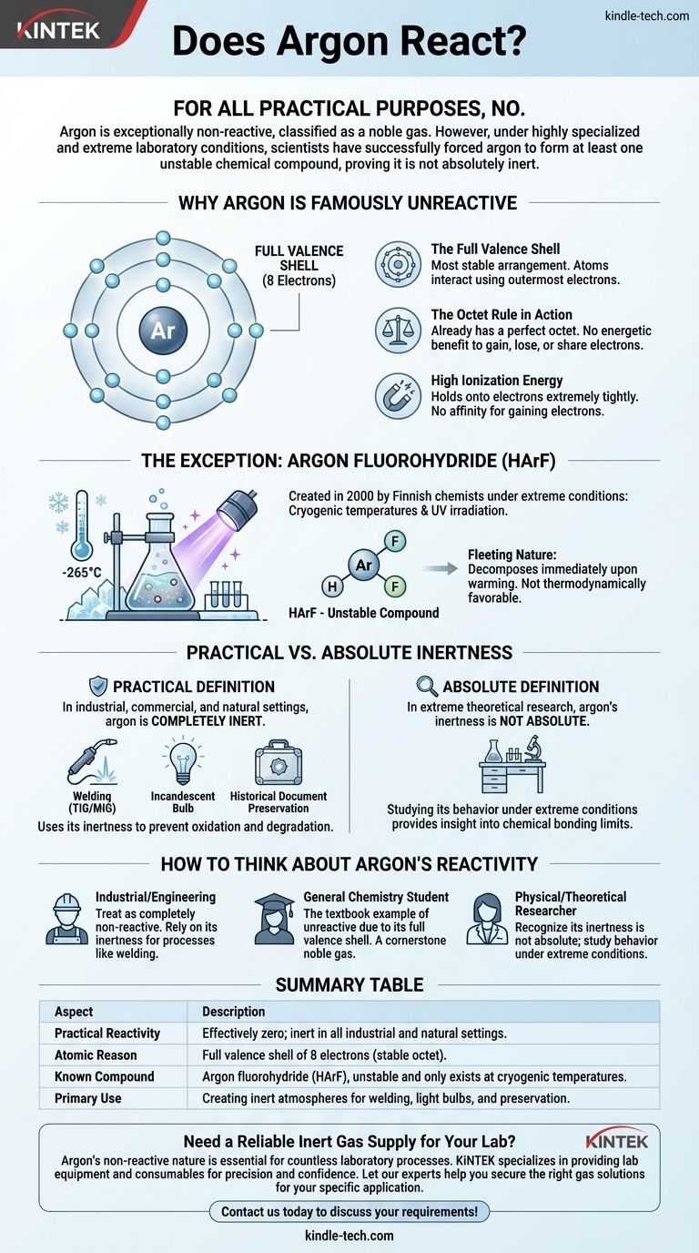 Does argon react with anything? Discover the Power of the Ultimate Inert Gas Visual Guide