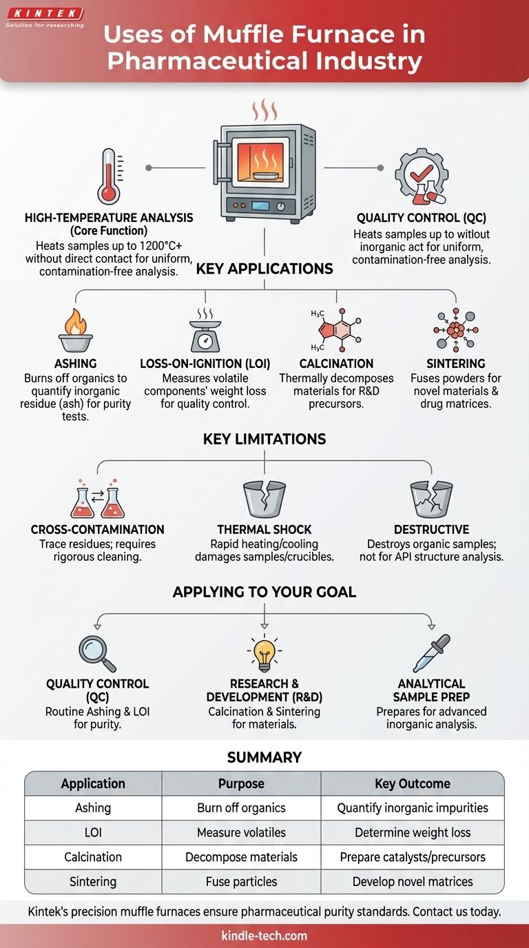 ما هي استخدامات فرن الصهر في صناعة الأدوية؟ ضروري لنقاء الأدوية وسلامتها دليل مرئي