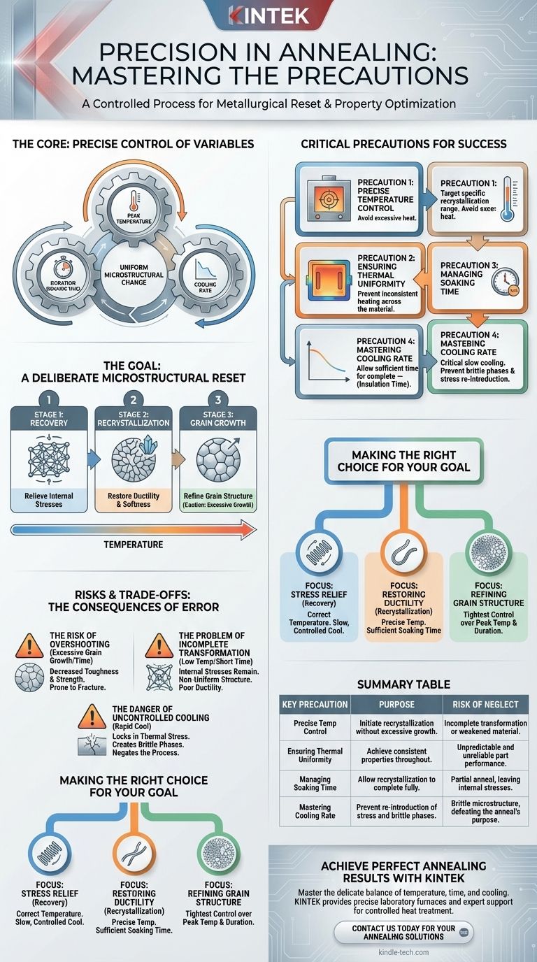 退火的注意事项有哪些？掌握精确热处理的 4 个关键 图解指南