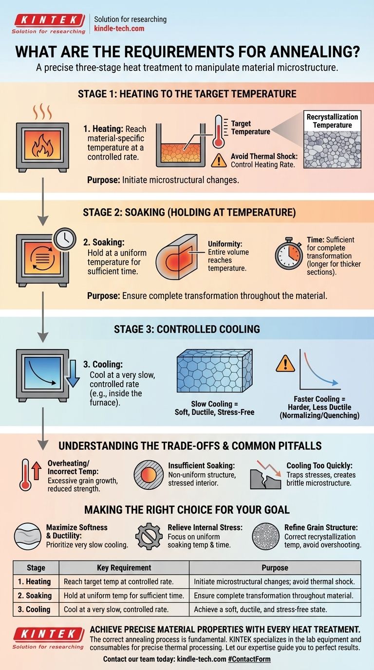 What are the requirements for annealing? A Guide to the 3 Critical Stages for Perfect Results Visual Guide