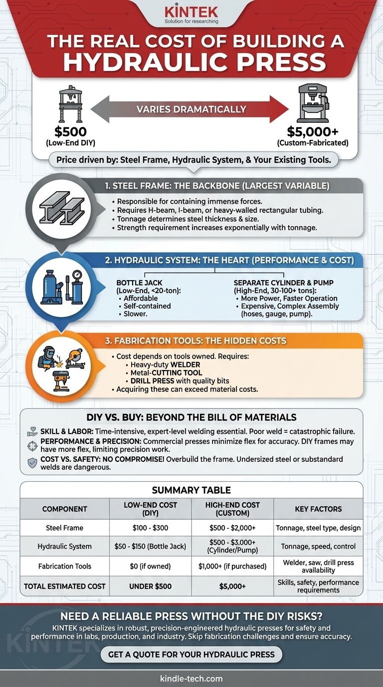 ¿Cuánto cuesta construir una prensa hidráulica? Una guía de bricolaje para presupuestar potencia y seguridad Guía Visual